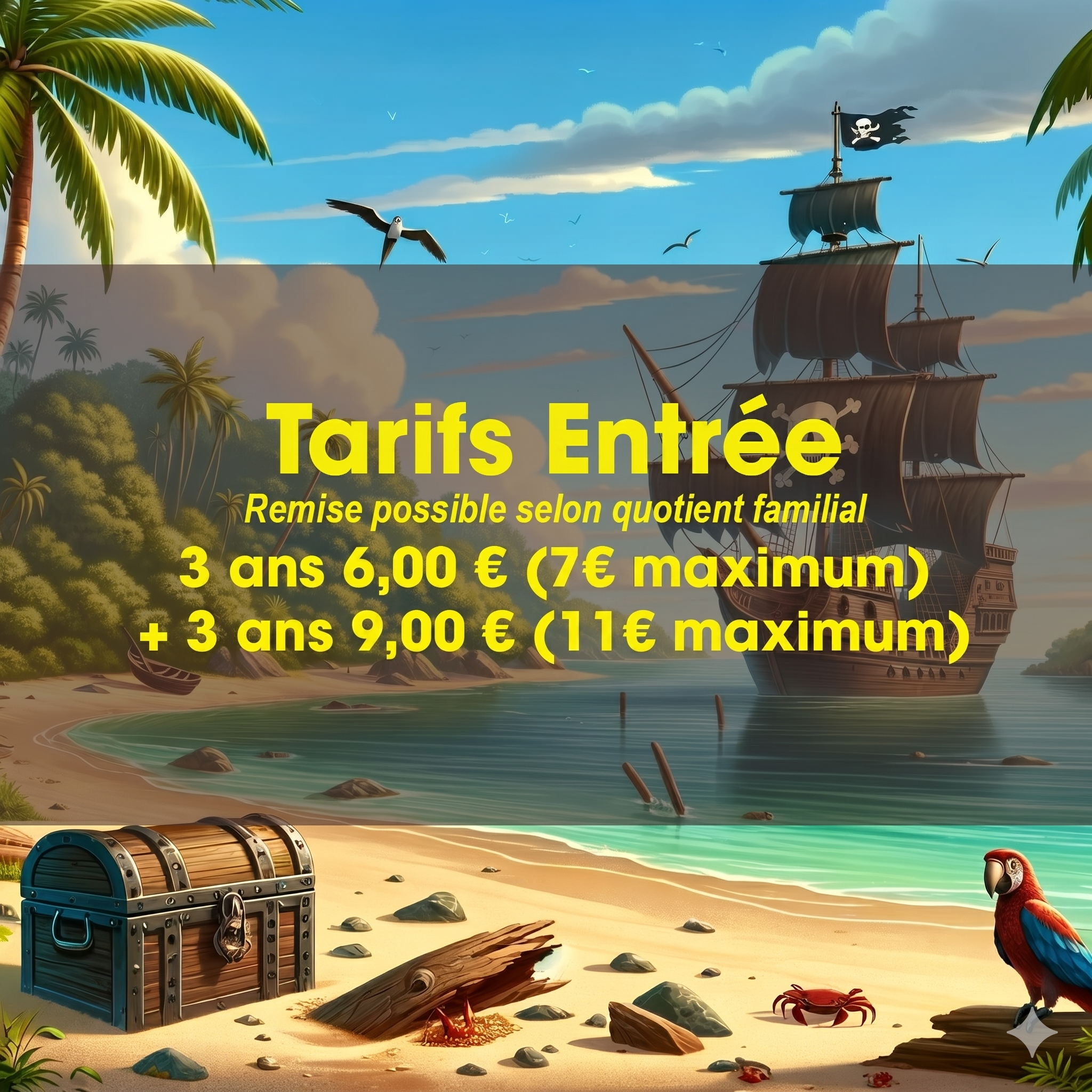 tarifs entrée